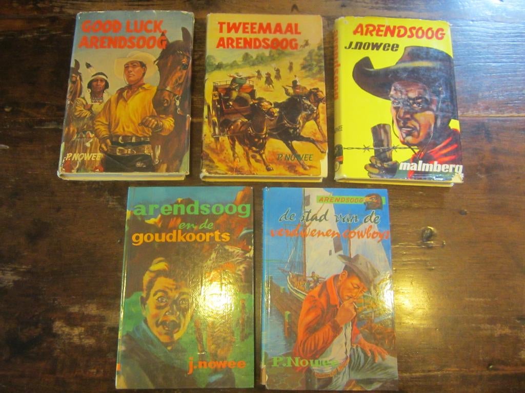Nowee Arendsoog 5 x Goudkoorts/cowboys/Tweemaal/Good Luck, Ophalen of Verzenden, Gelezen