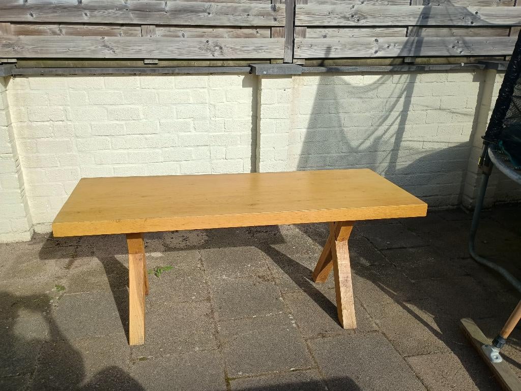 Tafel, Huis en Inrichting, Tafels | Eettafels, Ophalen, 50 tot 100 cm, Zo goed als nieuw, 150 tot 200 cm