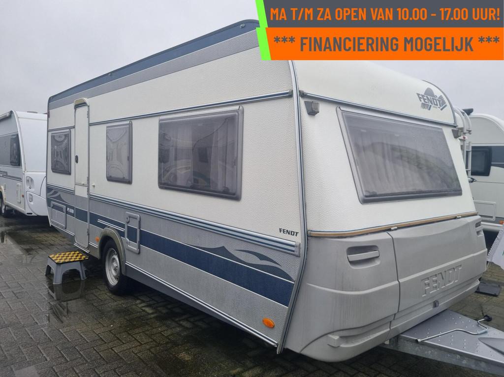 FENDT PLATIN 530 ENKELE BEDDEN + VOORTENT +LUIFEL +MAGNETRON, Caravans en Kamperen, Rondzit, 7 tot 8 meter, Bedrijf, Fendt