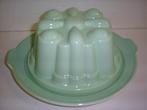 Royal Sphinx - mooie mintgroene aardewerk puddingvorm, Ophalen of Verzenden
