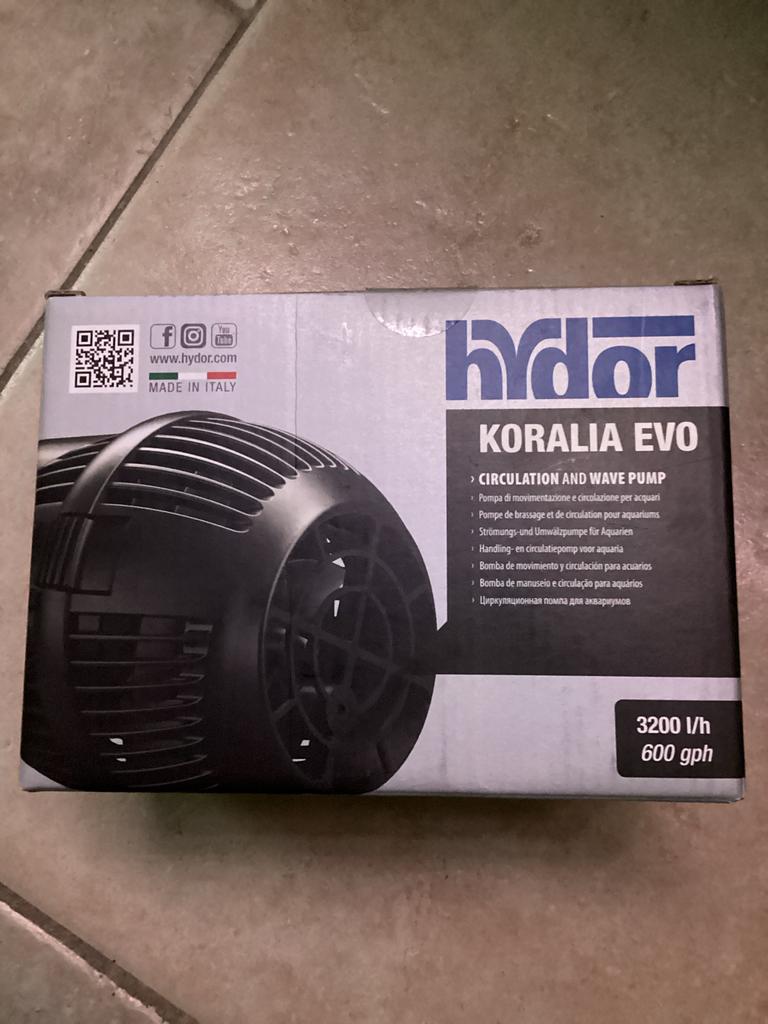 Hydor koralia evo 3200 stromingspomp, Dieren en Toebehoren, Vissen | Aquaria en Toebehoren, Ophalen of Verzenden