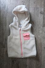 Meisjes Witte teddy bodywarmer met capuchon, Ophalen of Verzenden, Zo goed als nieuw, Maat 86