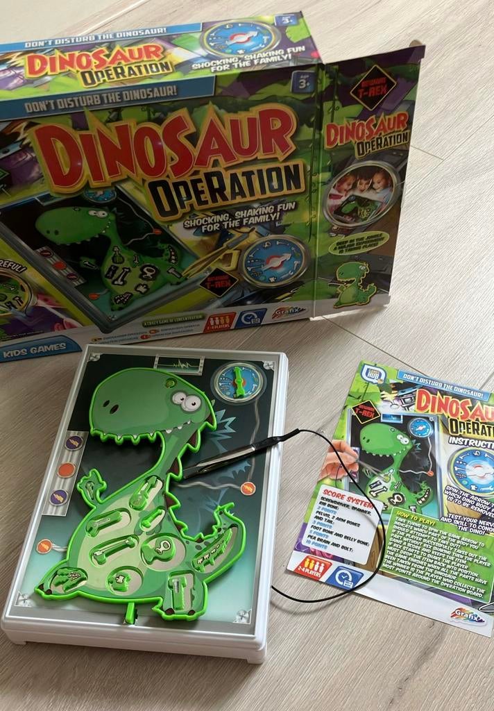 Dinosaurs operation dokter bibber dinosaurus operatie spel, Een of twee spelers, Ophalen of Verzenden, Gebruikt