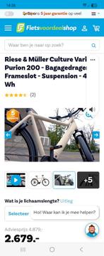 Riese & Müller Culture Vario - roze, Gebruikt, 51 tot 55 cm, 50 km per accu of meer, Ophalen