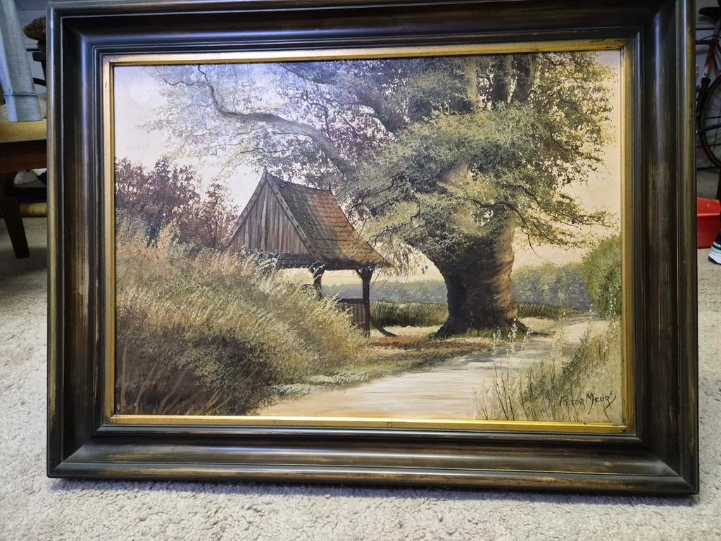 De Kroezenboom schilderij, olieverf, Ophalen