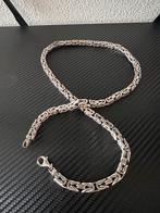 Zilveren Koningsketting 925, Sieraden, Tassen en Uiterlijk, Ophalen of Verzenden, Gebruikt, Zilver, Zilver