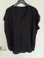 Top tot 48/50 viscose zwart, Kleding | Dames, T-shirts, Verzenden, Zo goed als nieuw, Korte mouw
