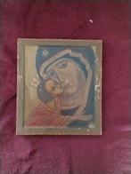 Antieke Russisch-orthodoxe icoon Moeder Gods met Kind, Verzenden