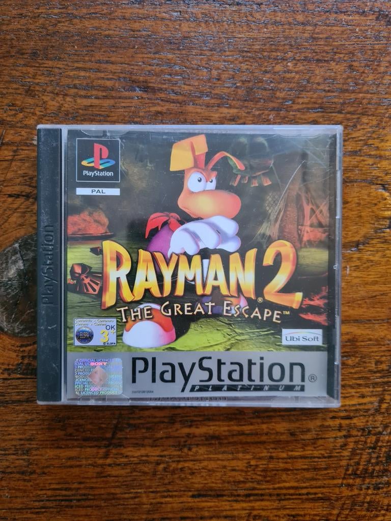 Rayman 2 The Great Escape PS1, Spelcomputers en Games, Games | Sony PlayStation 1, Avontuur en Actie, 1 speler, Ophalen of Verzenden
