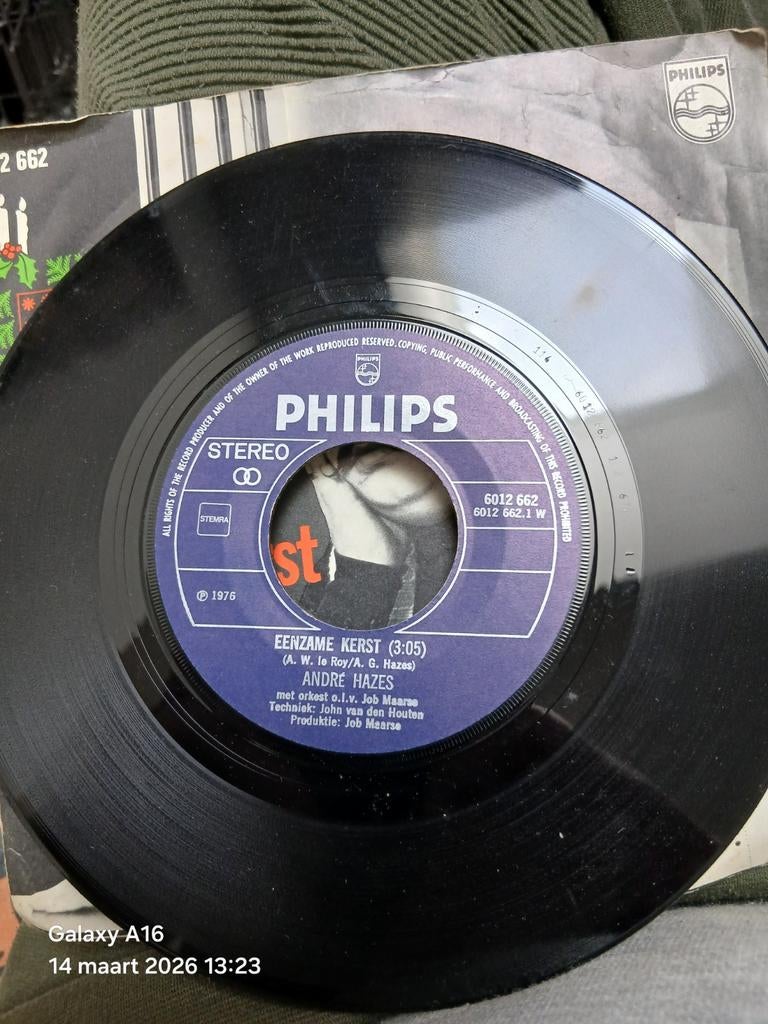 Andre Hazes  eenzame kerst, Cd's en Dvd's, Vinyl Singles, Ophalen of Verzenden, Gebruikt, Nederlandstalig