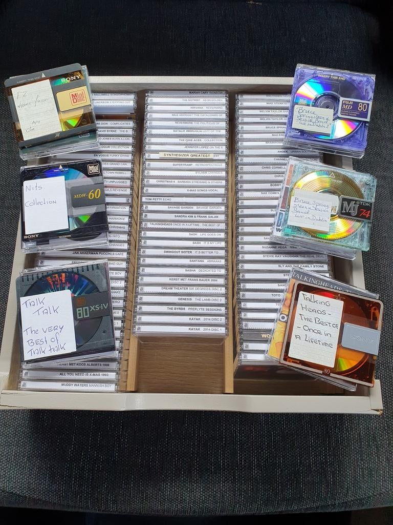 MINIDISCS   BOX 10, Audio, Tv en Foto, Walkmans, Discmans en Minidiscspelers, Ophalen of Verzenden