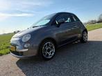 Fiat 500 1.2 AUT 51KW 2009 Grijs, Auto's, 1242 cc, 4 cilinders, Leder en Stof, Origineel Nederlands