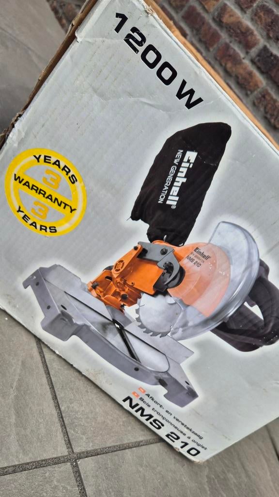 Einhell afkortzaag NMS 210, Doe-het-zelf en Verbouw, Gereedschap | Zaagmachines, Ophalen of Verzenden