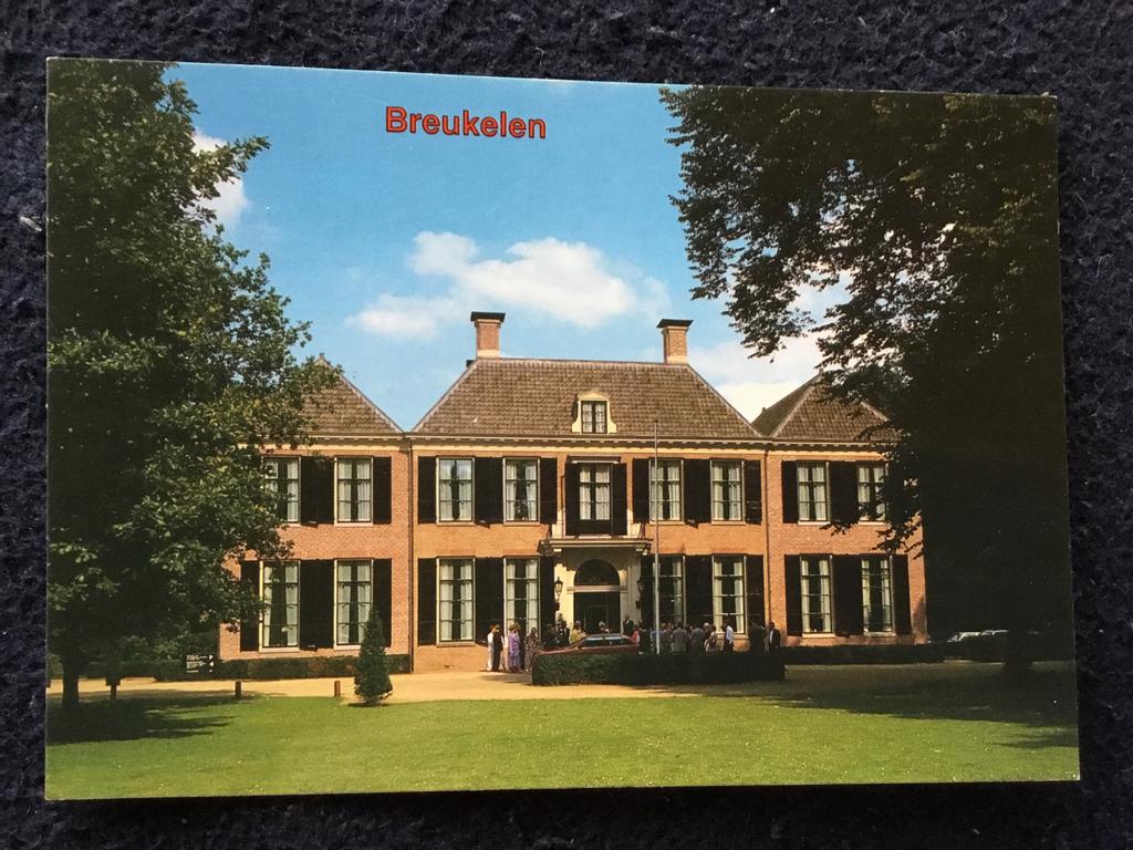 Oude ansichtkaart Breukelen (Utrecht) - Kasteel, Ophalen of Verzenden, 1960 tot 1980, Gelopen, Utrecht