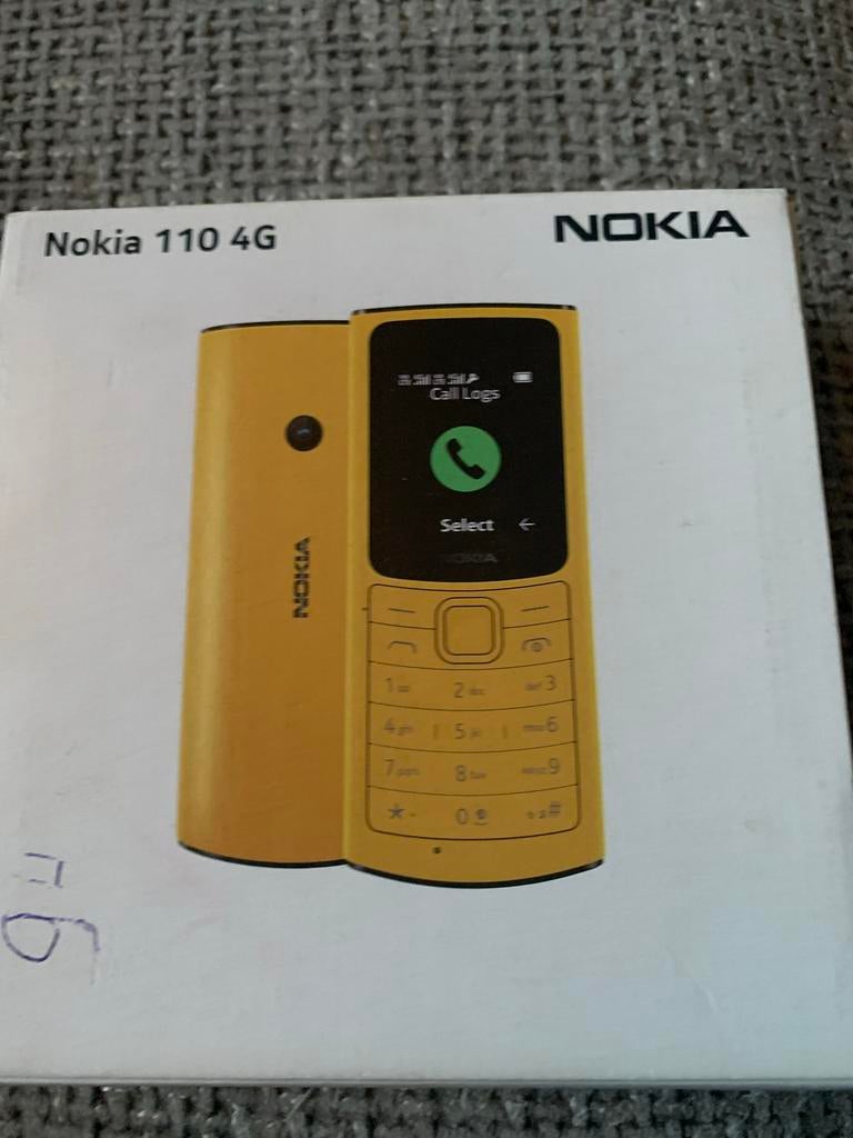 Nokia 110 4G, Telecommunicatie, Mobiele telefoons | Nokia, Zwart, Fysiek toetsenbord, 3 tot 6 megapixel, Ophalen of Verzenden