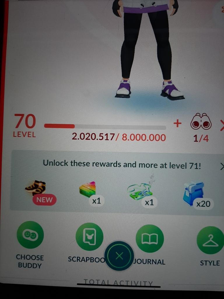 Pokemon Go account level 70 met 208 shiny pokemon erop, Ophalen