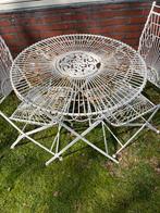 Gietijzeren tuinset , parasolvoet , deurmat, Ophalen