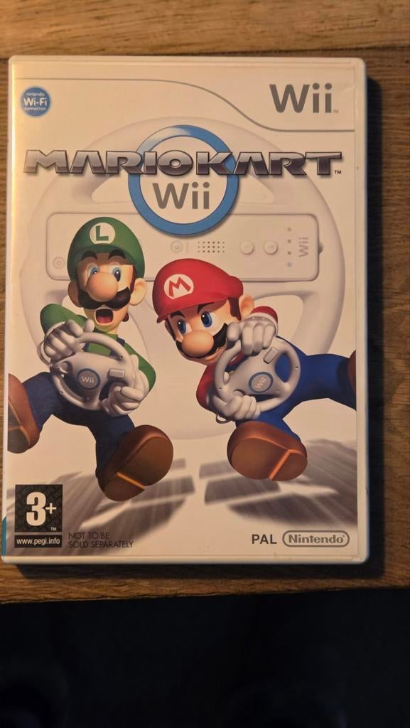 Mario Kart Wii + 9 andere Wij spellen !, Racen en Vliegen, Ophalen of Verzenden, Zo goed als nieuw, Eén computer