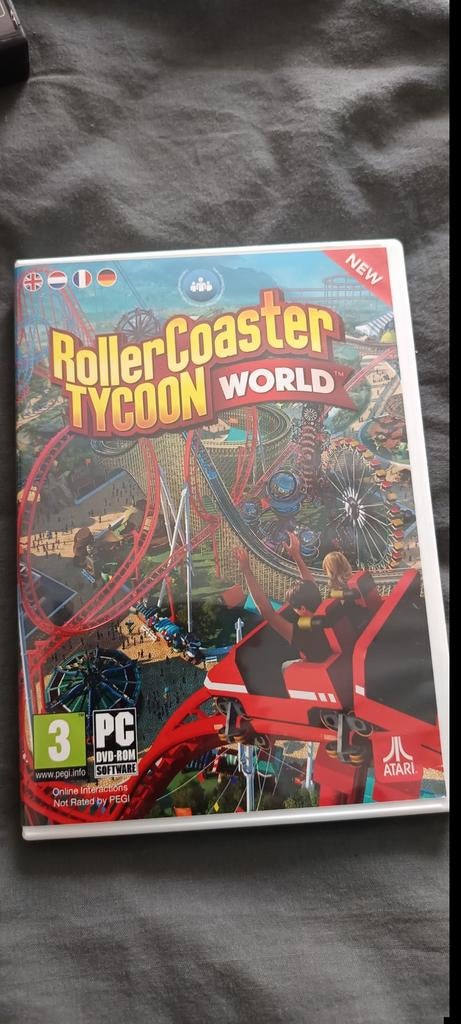 RollerCoaster Tycoon World PC DVD-ROM Software NIEUW, Online, 1 speler, Nieuw, Ophalen of Verzenden