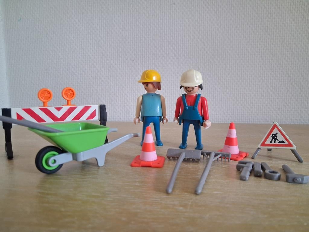 Playmobil wegwerkers setnr 3756, Kinderen en Baby's, Speelgoed | Playmobil, Ophalen of Verzenden, Nieuw, Complete set