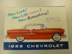 1955 Chevrolet Full Line Brochure USA, Ophalen of Verzenden, Gelezen, Chevrolet