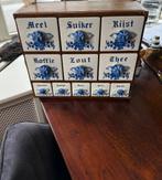 Brocante keuken spcerijen kastje, Antiek en Kunst, Curiosa en Brocante, Ophalen of Verzenden