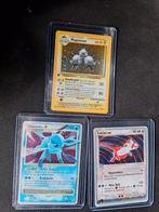 3 mooie vintage Pokemon kaarten te koop, Ophalen of Verzenden, Zo goed als nieuw, Meerdere kaarten