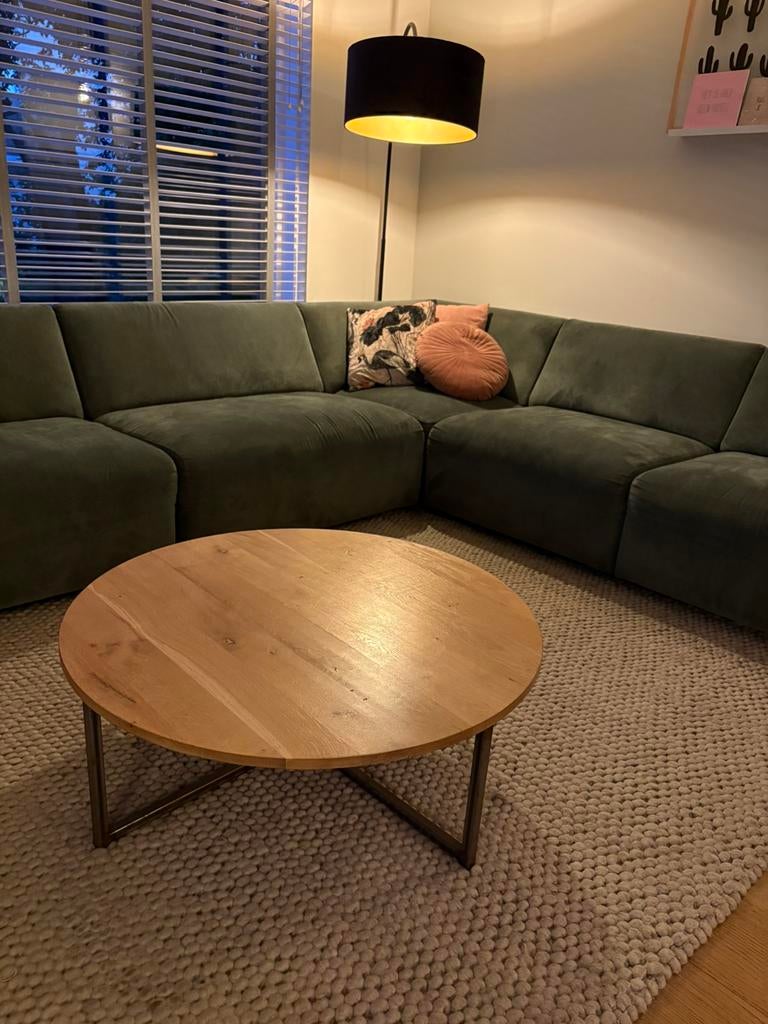 Mooi salontafel, Huis en Inrichting, Tafels | Salontafels, Ophalen, 50 tot 100 cm, Rond, Zo goed als nieuw