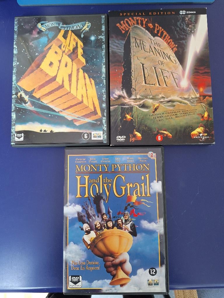 Monty Phyton 3x, Ophalen of Verzenden, Zo goed als nieuw, Komedie, Alle leeftijden