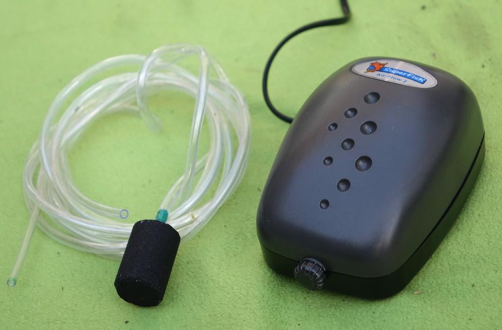 SuperFish Air-Flow 2 zuurstofpomp, Dieren en Toebehoren, Vissen | Aquaria en Toebehoren, Inclusief slangen, Overige typen, Ophalen of Verzenden