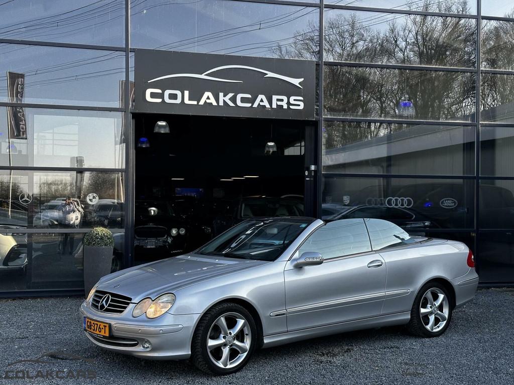 Mercedes CLK-klasse Cabrio 240 Avantgarde leder, Auto's, Mercedes-Benz, Automaat, Achterwielaandrijving, Gebruikt, 2597 cc