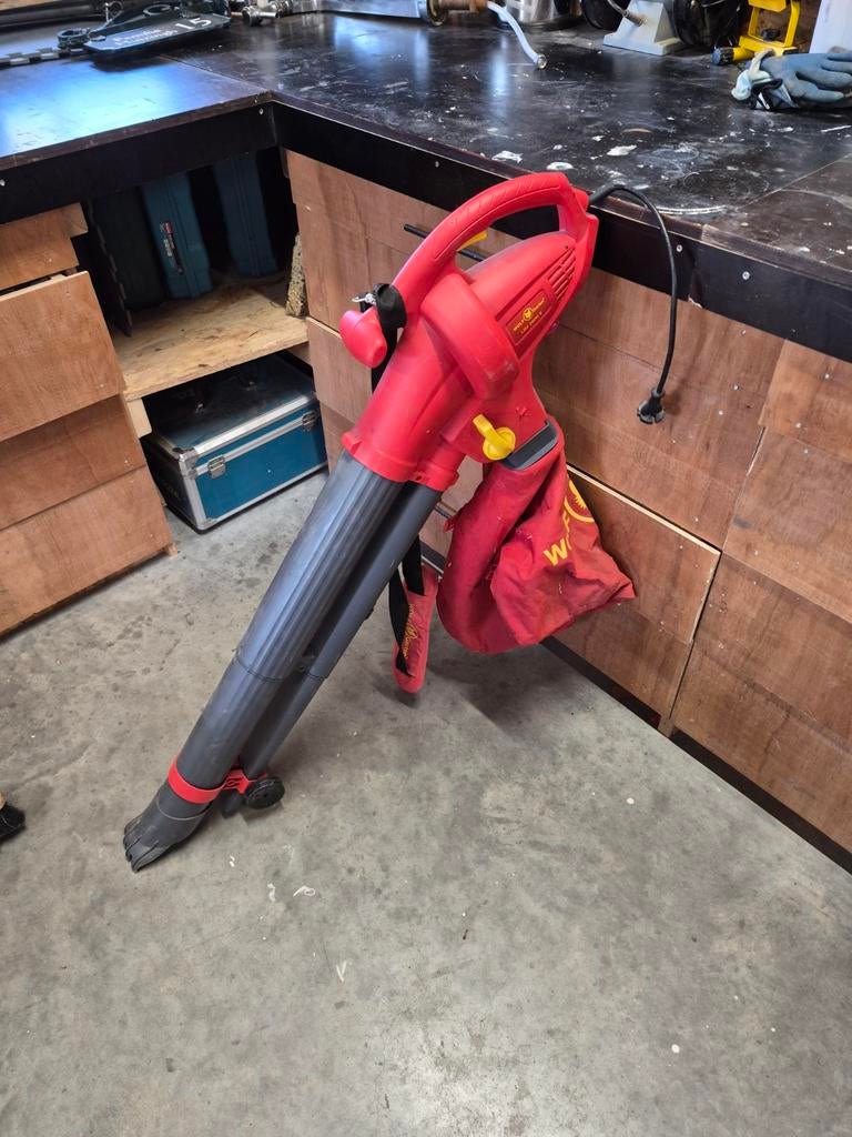Wolf Garten LBV 2600 E Bladblazer - Elektrisch, Tuin en Terras, Bladblazers, Gebruikt, Handgedragen, Elektrisch, Met opvangzak