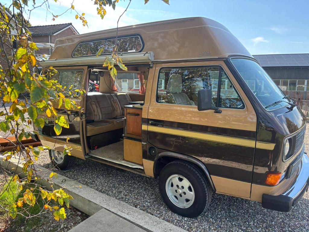 Volkswagen T3 VW Camper bel vrij autom. (1042611), Automaat, Volkswagen, Fietsendrager, Koelkast