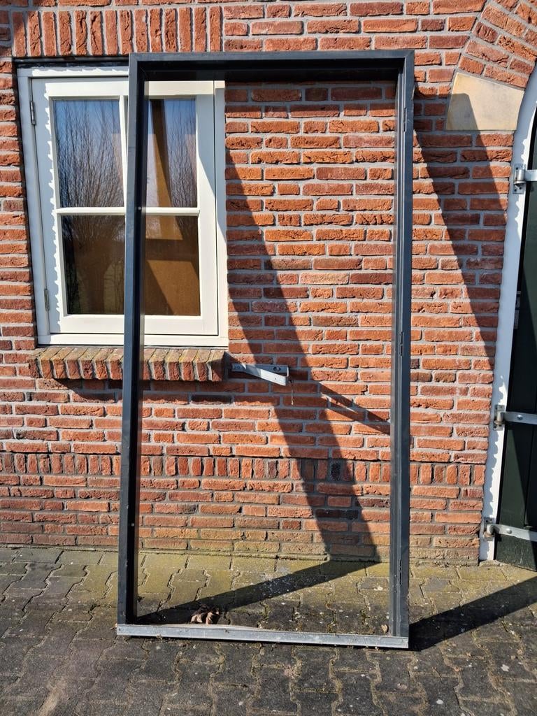 Inmetsel stalen kozijn, 75 tot 150 cm, Gebruikt, Raamkozijn, Ophalen of Verzenden