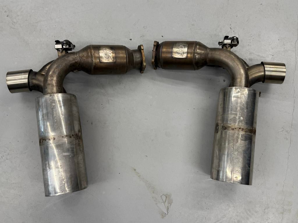 9FF Uitlaatdemper met kat voor Porsche 997.1 Turbo/GT2, Ophalen, Gebruikt, Porsche