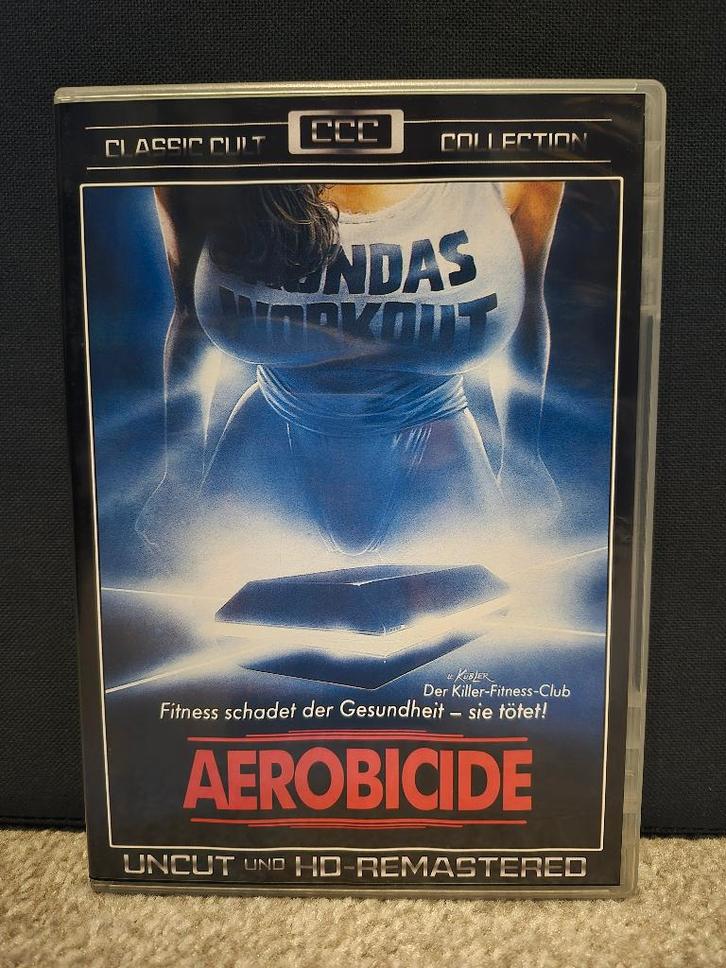 Aerobicide / Killer Workout (marcia karr / 1987), Cd's en Dvd's, Dvd's | Horror, Zo goed als nieuw, Slasher, Vanaf 16 jaar, Ophalen of Verzenden