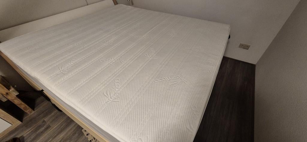 Nieuw Topdekmatras Bamboe 3D De Luxe 180 x 200, Ophalen, Zo goed als nieuw, Tweepersoons, 180 cm
