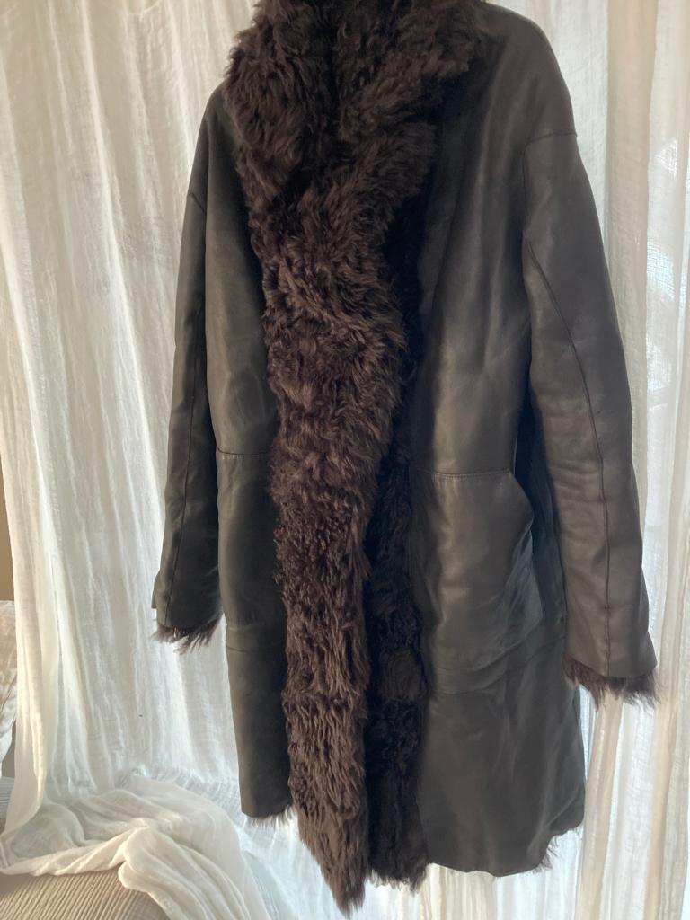 SPLINTERNIEUWE SUIT22 Penny Luxury lammy coat, maat 40, Maat 38/40 (M), Suit22, Bruin, Nieuw