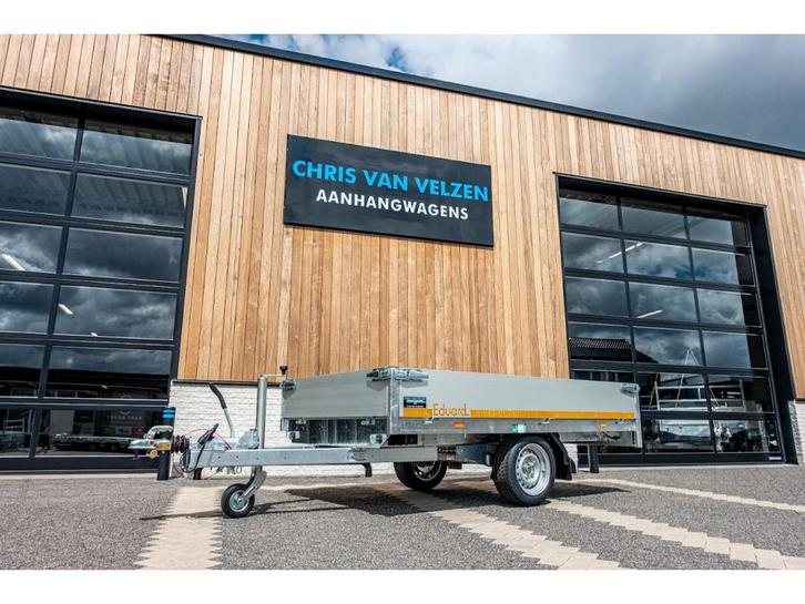 Nieuwe Eduard enkel-as plateauwagens uit voorraad leverbaar, Auto diversen, Aanhangers en Bagagewagens, Nieuw