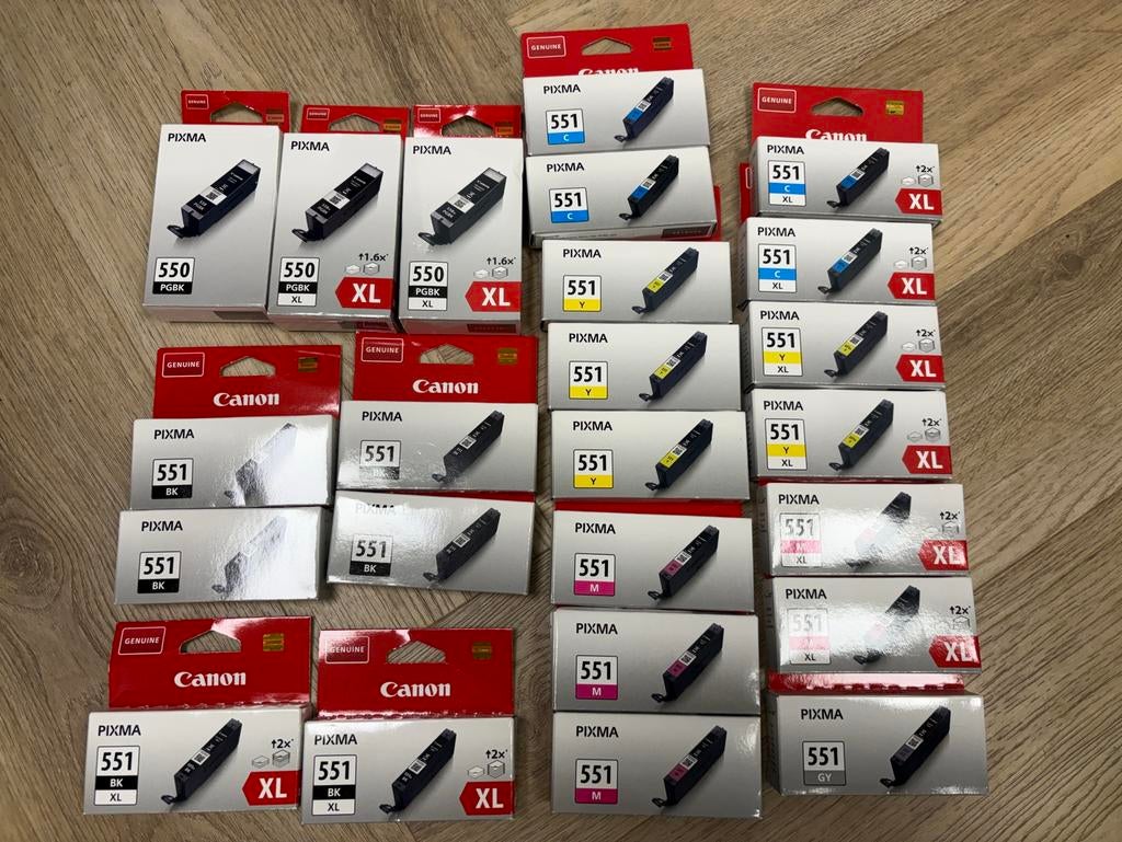 Canon 550 551 serie cartidges nieuw in doos, Computers en Software, Printerbenodigdheden, Ophalen of Verzenden, Nieuw, Cartridge