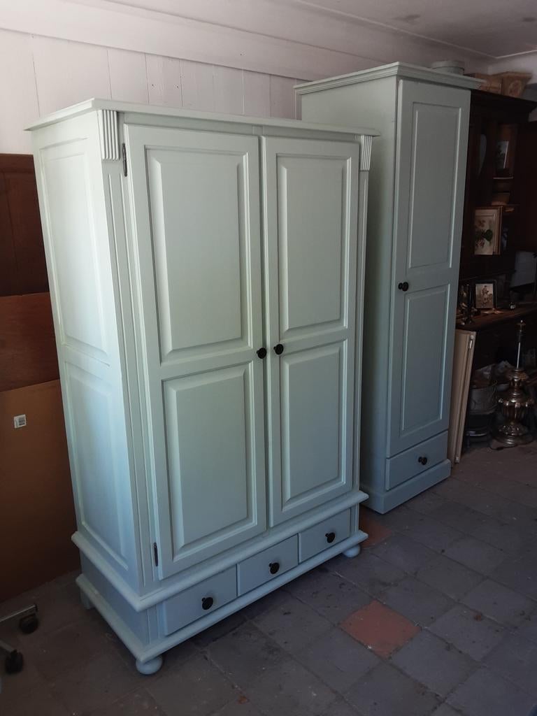 Brocante kast kledingkast DEMONTABEL, Ophalen, 50 tot 70 cm, 100 cm of meer, 105 cm of meer