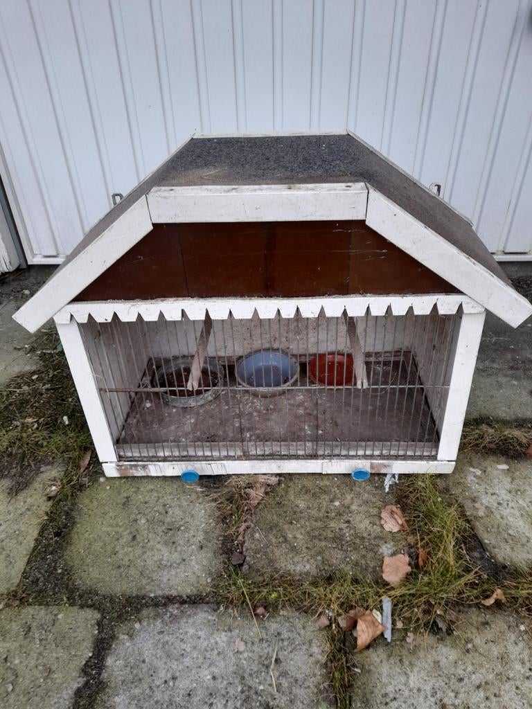 Aangeboden vogelkooi, Dieren en Toebehoren, Ophalen, Gebruikt, Metaal, Vogelkooi