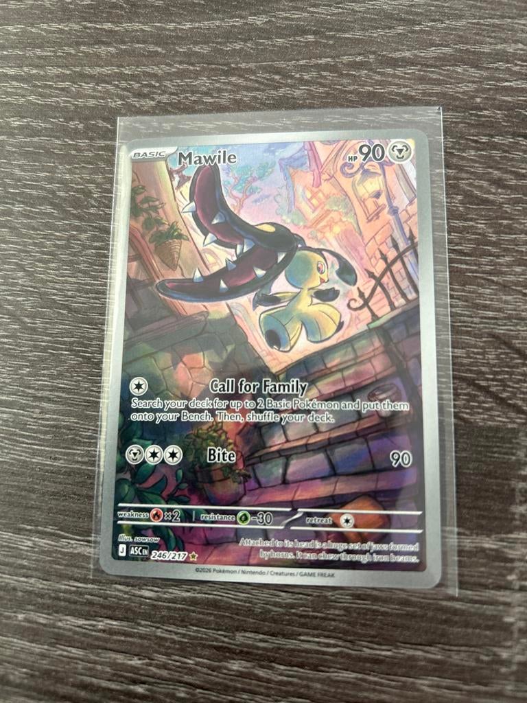 Mawile 246/217 - Pokémon Kaart - Zo goed als nieuw, Ophalen of Verzenden, Zo goed als nieuw, Losse kaart, Foil