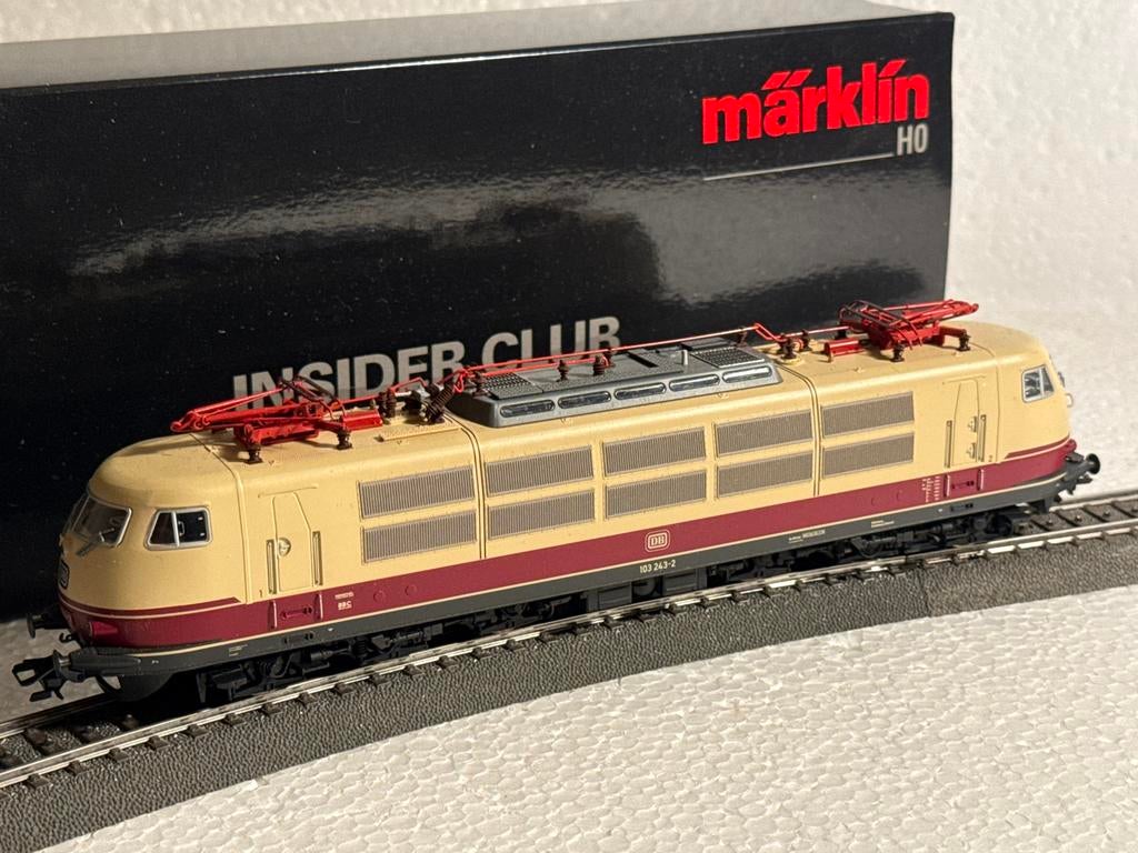 Märklin 39170 Insider Club E-loc BR 103.2 DB TEE, Hobby en Vrije tijd, Wisselstroom, Locomotief, Nieuw, Ophalen of Verzenden