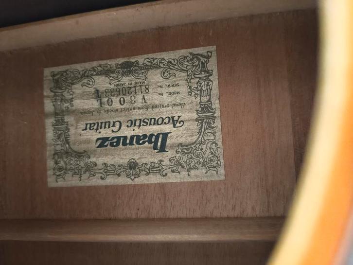 Ibanez V300L Akoestische Gitaar uit 1981 - Goede Staat, Muziek en Instrumenten, Snaarinstrumenten | Gitaren | Akoestisch, Gebruikt