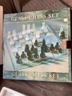 glasen schaak spel chass, Ophalen of Verzenden, Zo goed als nieuw