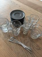 Nespresso servies: kopjes, schotels en lepeltjes, Ophalen of Verzenden, Effen, Kop(pen) en/of Schotel(s), Glas