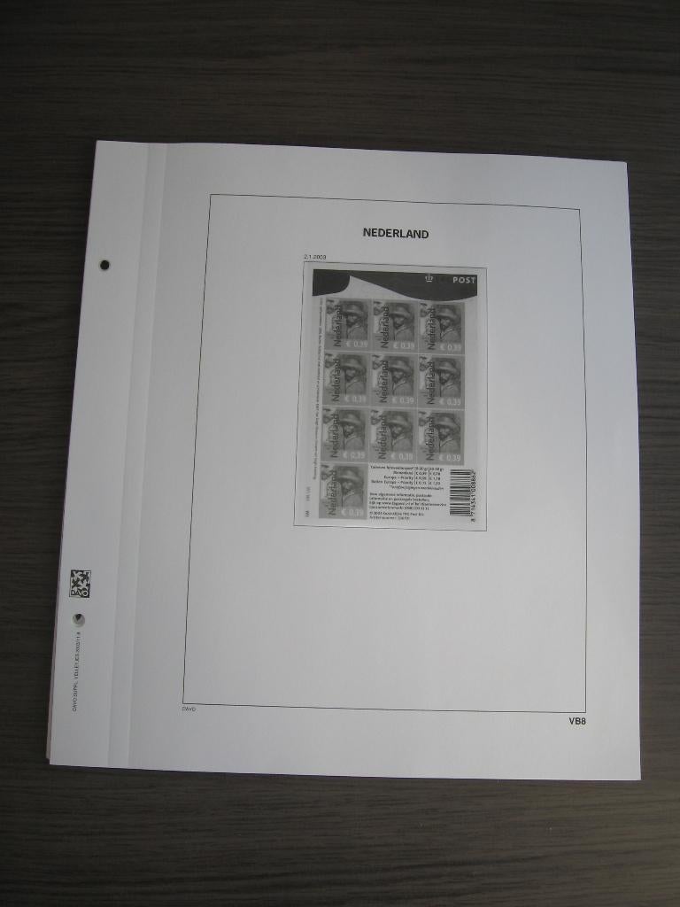 DAVO Luxe album bladen Hangboekjes 2003 t/m 2013, Leeg., Verzenden, Verzamelalbum