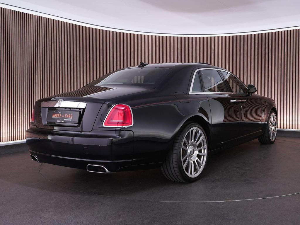 Rolls-Royce Ghost 6.6 V12 |1e lak|schuif/kantel|memory|lucht, Auto's, Automaat, Gebruikt, 12 cilinders, Zwart