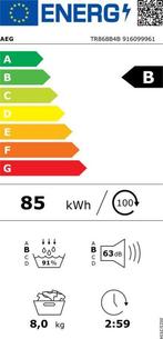 AEG warmtepompdroger TR868B4B - 8000 serie, AEG, Postbus 1038 5602 BB Eindhoven, 8 tot 10 kg, Nieuw